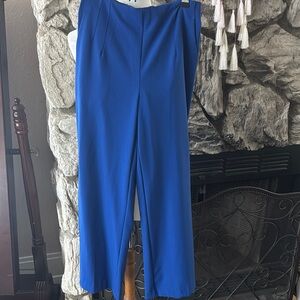 Nicole by Nicole Miller Blue Ankle Cropped Pants & Jumpsuits